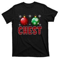 Chest Nuts Matching Chestnuts Funny Christmas Couples Xmas T-Shirt