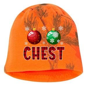 Chest Nuts Matching Chestnuts Funny Christmas Couples Xmas Kati - Camo Knit Beanie