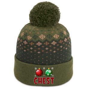 Chest Nuts Matching Chestnuts Funny Christmas Couples Xmas The Baniff Cuffed Pom Beanie