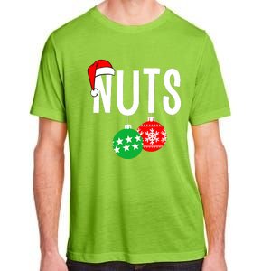 Chest Nuts Matching Chestnuts Funny Christmas Couples Nuts Adult ChromaSoft Performance T-Shirt