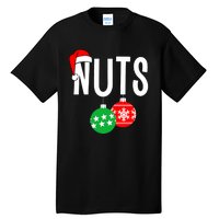 Chest Nuts Matching Chestnuts Funny Christmas Couples Nuts Tall T-Shirt