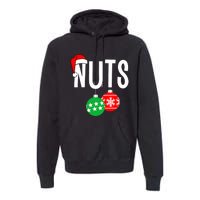 Chest Nuts Matching Chestnuts Funny Christmas Couples Nuts Premium Hoodie