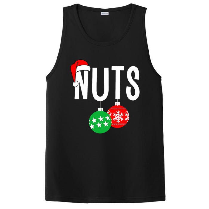 Chest Nuts Matching Chestnuts Funny Christmas Couples Nuts PosiCharge Competitor Tank