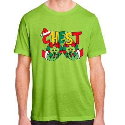 Chest Nuts Matching Chestnuts Funny Christmas Couples Nuts Adult ChromaSoft Performance T-Shirt