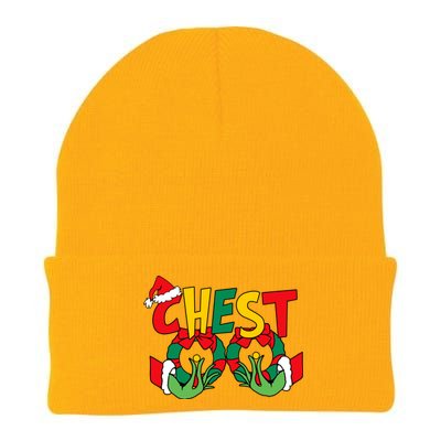 Chest Nuts Matching Chestnuts Funny Christmas Couples Nuts Knit Cap Winter Beanie