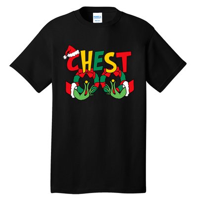 Chest Nuts Matching Chestnuts Funny Christmas Couples Nuts Tall T-Shirt