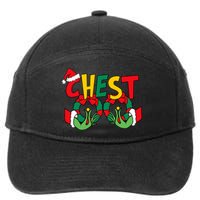 Chest Nuts Matching Chestnuts Funny Christmas Couples Nuts 7-Panel Snapback Hat