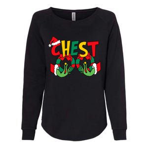 Chest Nuts Matching Chestnuts Funny Christmas Couples Nuts Womens California Wash Sweatshirt