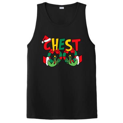 Chest Nuts Matching Chestnuts Funny Christmas Couples Nuts PosiCharge Competitor Tank