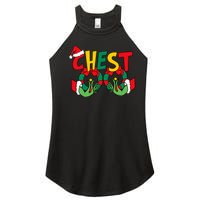 Chest Nuts Matching Chestnuts Funny Christmas Couples Nuts Women's Perfect Tri Rocker Tank