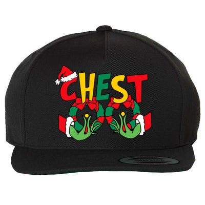 Chest Nuts Matching Chestnuts Funny Christmas Couples Nuts Wool Snapback Cap