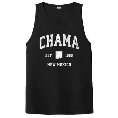 Chama New Mexico Nm Vintage Athletic PosiCharge Competitor Tank