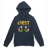 Chest Nuts Matching Chestnuts Funny Christmas Couples Women Urban Pullover Hoodie