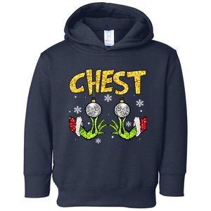 Chest Nuts Matching Chestnuts Funny Christmas Couples Women Toddler Hoodie