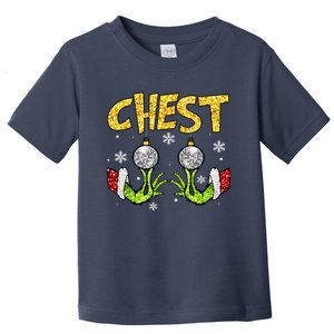 Chest Nuts Matching Chestnuts Funny Christmas Couples Women Toddler T-Shirt