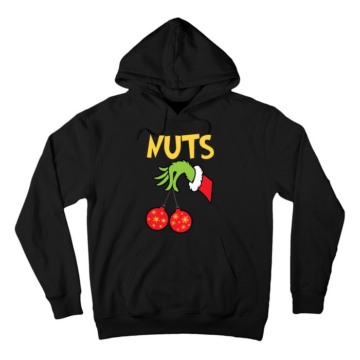 Chest Nuts Matching Chestnuts Funny Christmas Couples Nuts Hoodie