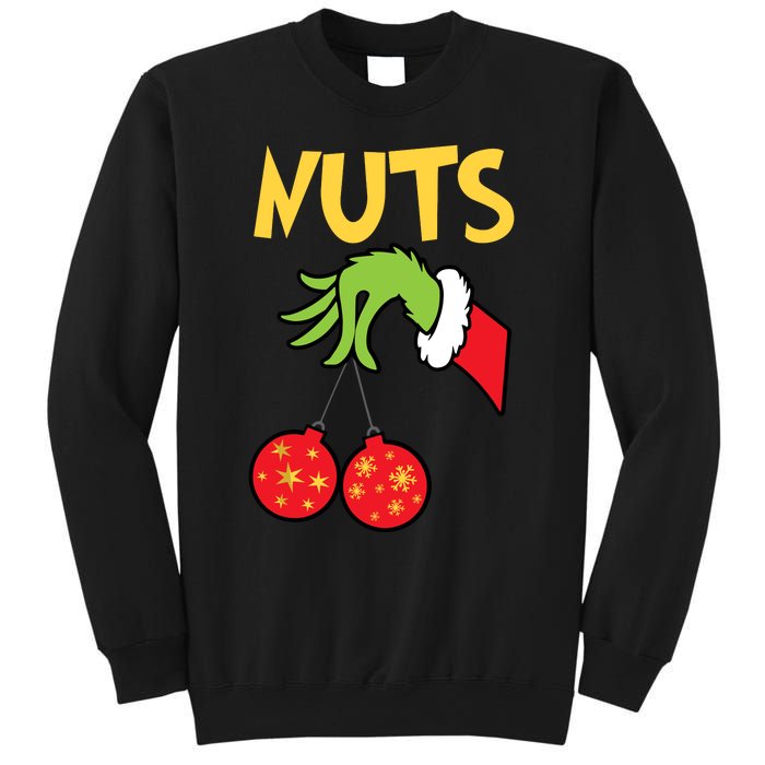 Chest Nuts Matching Chestnuts Funny Christmas Couples Nuts Sweatshirt