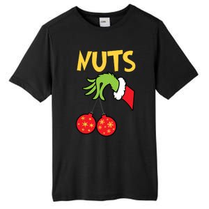 Chest Nuts Matching Chestnuts Funny Christmas Couples Nuts Tall Fusion ChromaSoft Performance T-Shirt