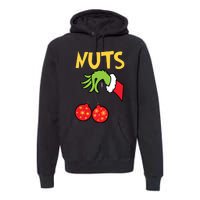 Chest Nuts Matching Chestnuts Funny Christmas Couples Nuts Premium Hoodie