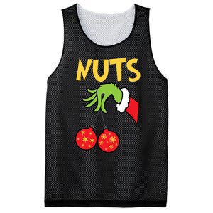 Chest Nuts Matching Chestnuts Funny Christmas Couples Nuts Mesh Reversible Basketball Jersey Tank