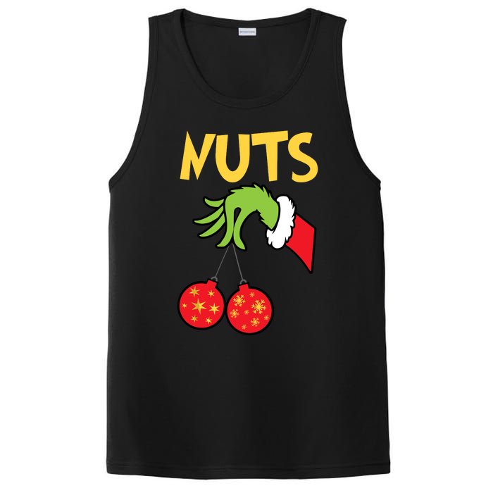 Chest Nuts Matching Chestnuts Funny Christmas Couples Nuts PosiCharge Competitor Tank