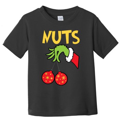 Chest Nuts Matching Chestnuts Funny Christmas Couples Nuts Toddler T-Shirt