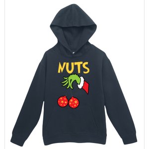 Chest Nuts Matching Chestnuts Funny Christmas Couples Nuts Urban Pullover Hoodie