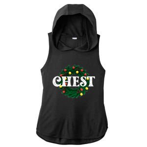 Chest Nuts Matching Chestnuts Christmas Couples Great Gift Ladies PosiCharge Tri-Blend Wicking Draft Hoodie Tank