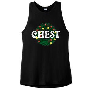 Chest Nuts Matching Chestnuts Christmas Couples Great Gift Ladies PosiCharge Tri-Blend Wicking Tank