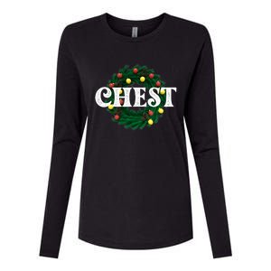 Chest Nuts Matching Chestnuts Christmas Couples Great Gift Womens Cotton Relaxed Long Sleeve T-Shirt