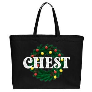 Chest Nuts Matching Chestnuts Christmas Couples Great Gift Cotton Canvas Jumbo Tote