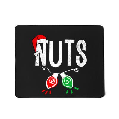 Chest Nuts Matching Chestnuts Funny Christmas Couples Nuts Mousepad