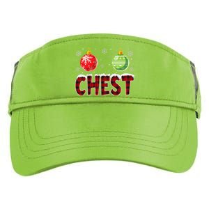 Chest Nuts Matching Chestnuts Funny Christmas Couples Chest Cute Adult Drive Performance Visor