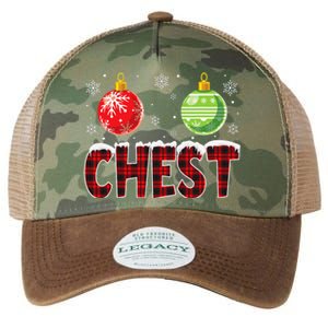 Chest Nuts Matching Chestnuts Funny Christmas Couples Chest Cute Legacy Tie Dye Trucker Hat