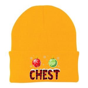 Chest Nuts Matching Chestnuts Funny Christmas Couples Chest Cute Knit Cap Winter Beanie