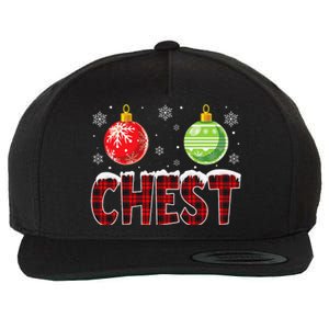 Chest Nuts Matching Chestnuts Funny Christmas Couples Chest Cute Wool Snapback Cap