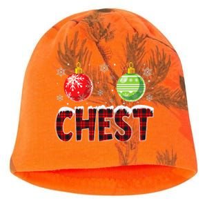 Chest Nuts Matching Chestnuts Funny Christmas Couples Chest Cute Kati - Camo Knit Beanie