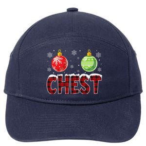 Chest Nuts Matching Chestnuts Funny Christmas Couples Chest Cute 7-Panel Snapback Hat