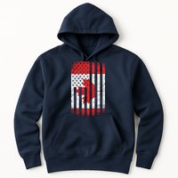 Canada Usa Mashup Maple Leaf Retro Flag Hoodie