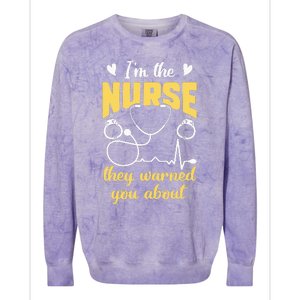 Correctional Nurse Nursing Correction Officer Colorblast Crewneck Sweatshirt