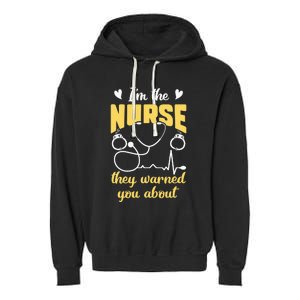 Correctional Nurse Nursing Correction Officer Garment-Dyed Fleece Hoodie