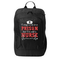 Correctional Nurse Nursing Correction Officer City Backpack