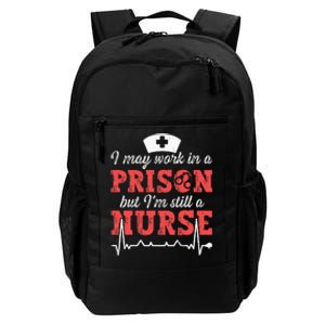 Correctional Nurse Nursing Correction Officer Daily Commute Backpack