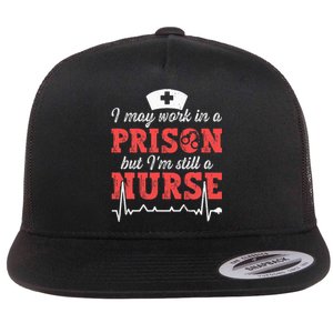 Correctional Nurse Nursing Correction Officer Flat Bill Trucker Hat