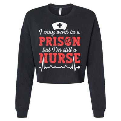 Correctional Nurse Nursing Correction Officer Cropped Pullover Crew