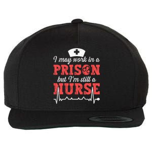 Correctional Nurse Nursing Correction Officer Wool Snapback Cap