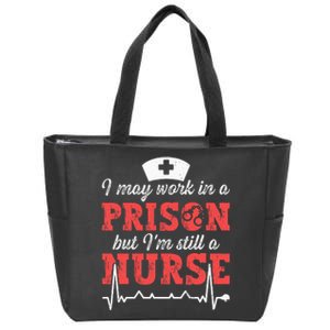 Correctional Nurse Nursing Correction Officer Zip Tote Bag