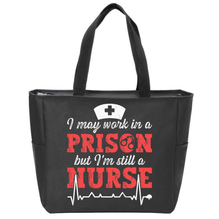 Correctional Nurse Nursing Correction Officer Zip Tote Bag