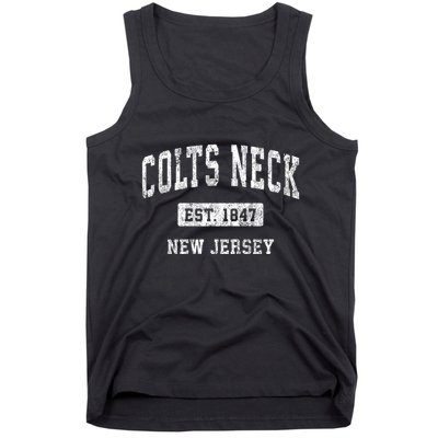 Colts Neck New Jersey Nj Vintage Sports Established Tank Top