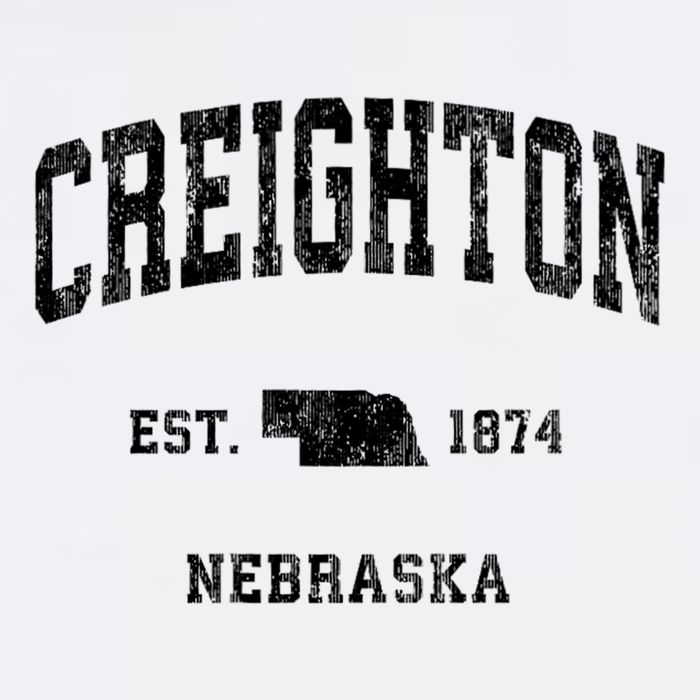 Creighton Nebraska Ne Vintage Established Athletic Sports Design Button